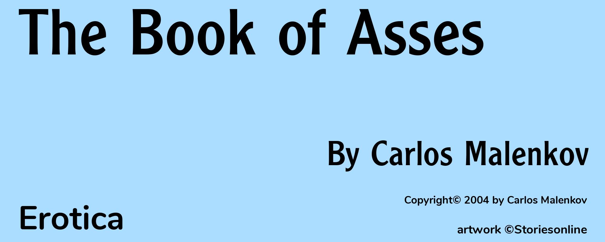 The Book of Asses - Cover