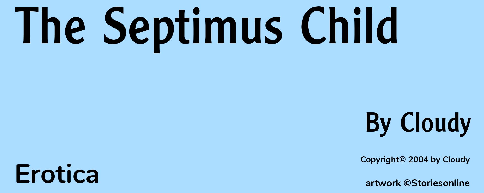 The Septimus Child - Cover