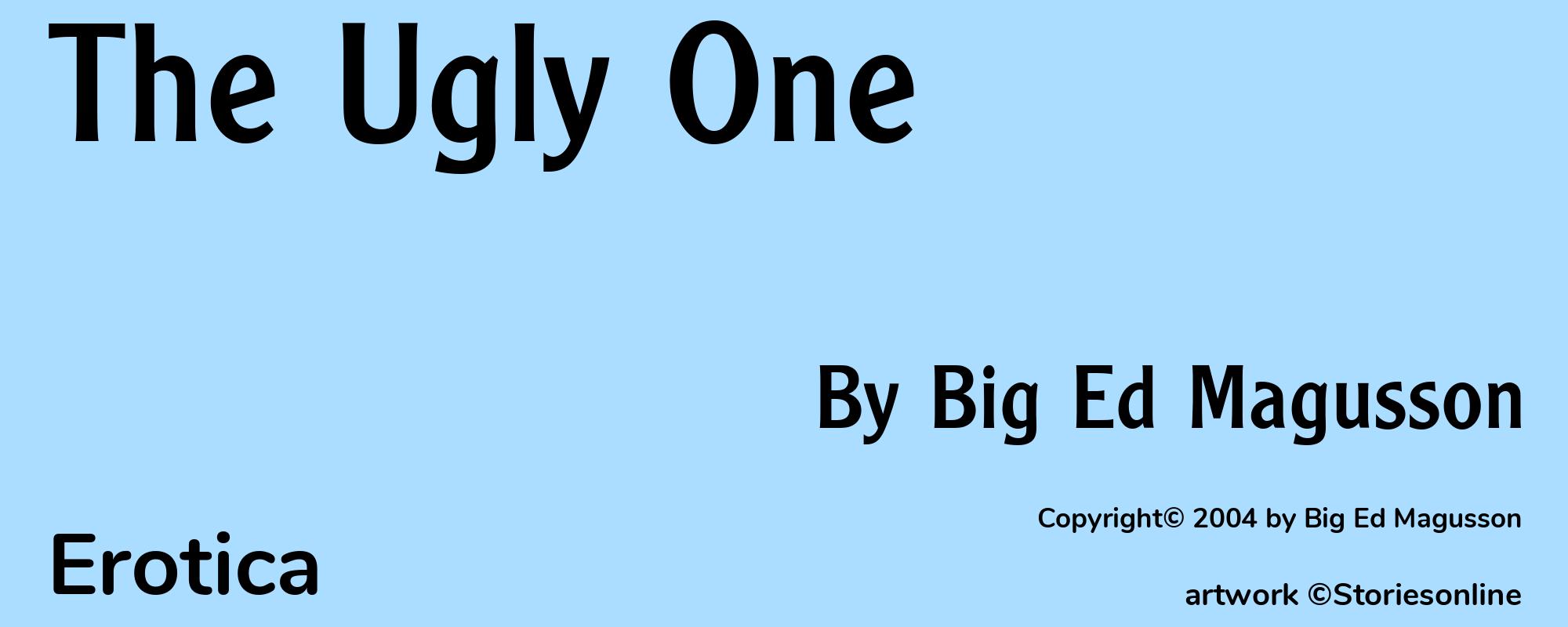 The Ugly One - Cover