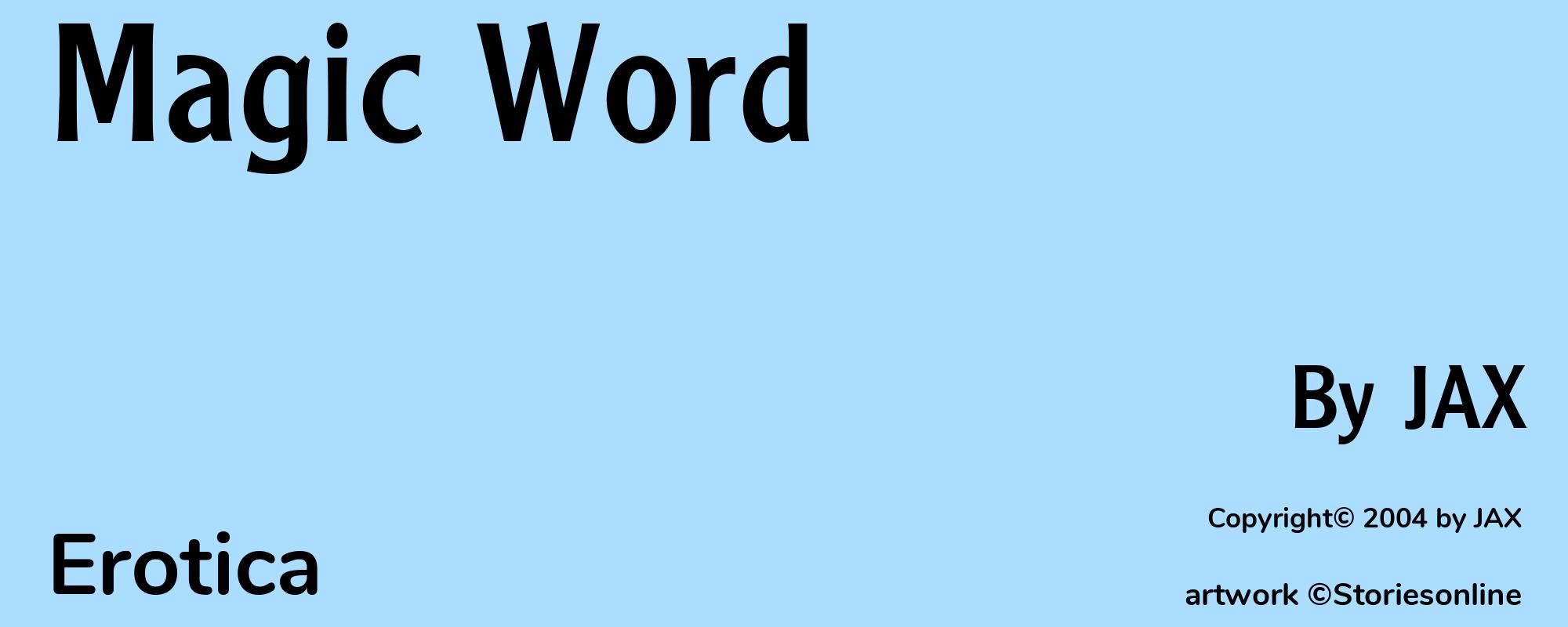 Magic Word - Cover