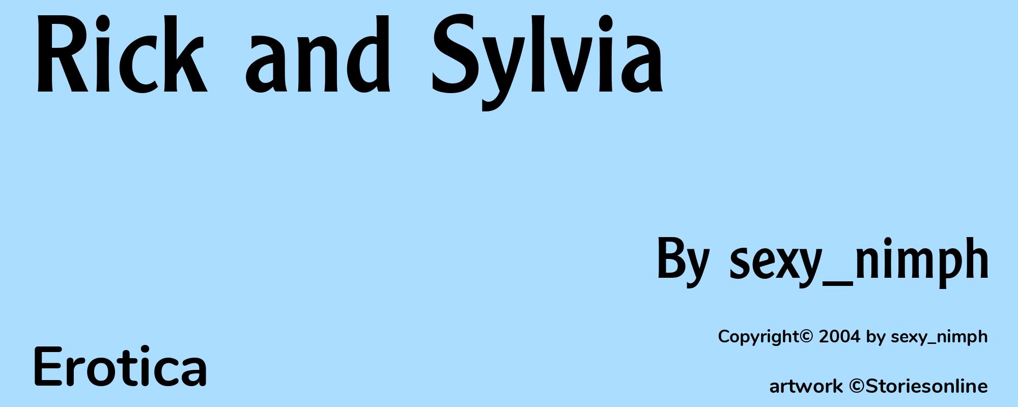 Rick and Sylvia - Cover