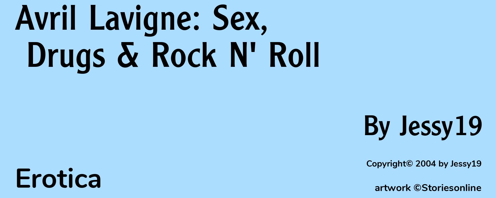 Avril Lavigne: Sex, Drugs & Rock N' Roll - Cover