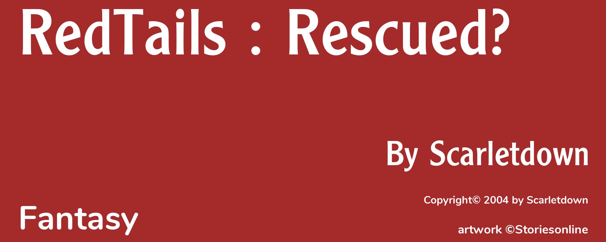RedTails : Rescued? - Cover