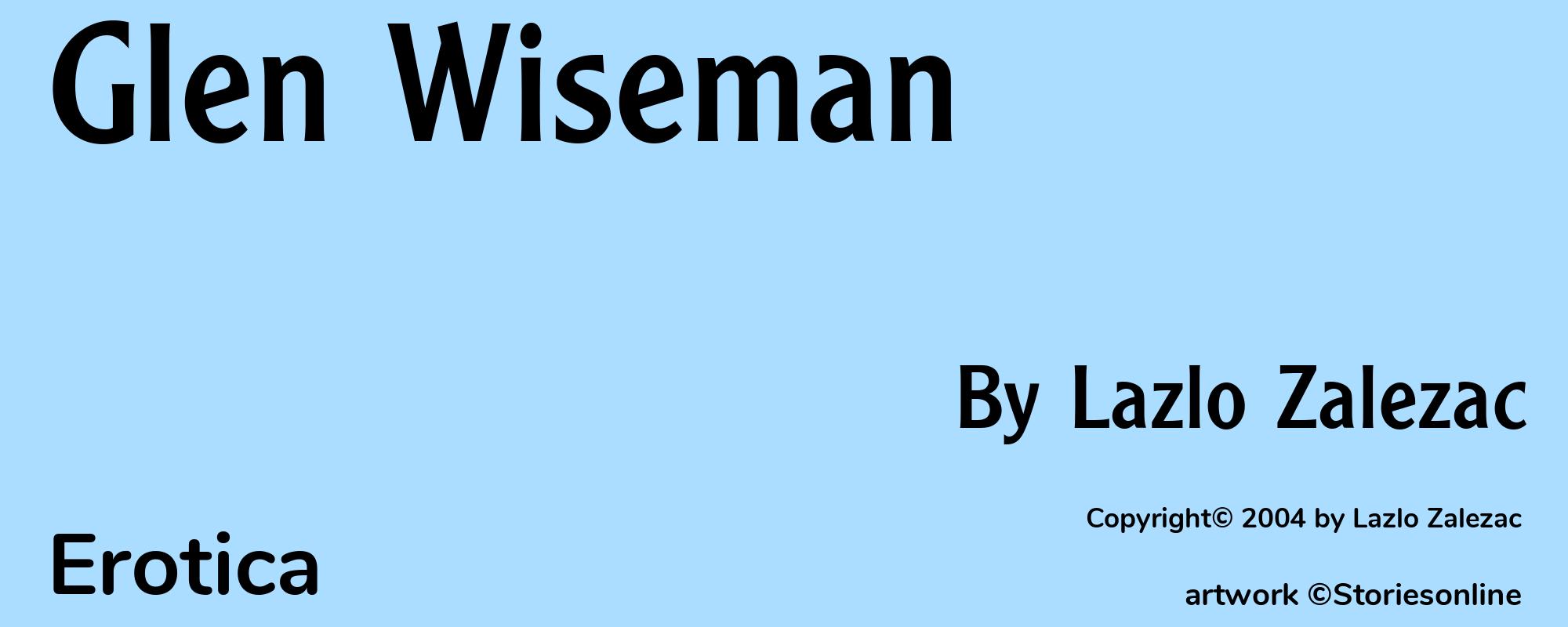 Glen Wiseman - Cover