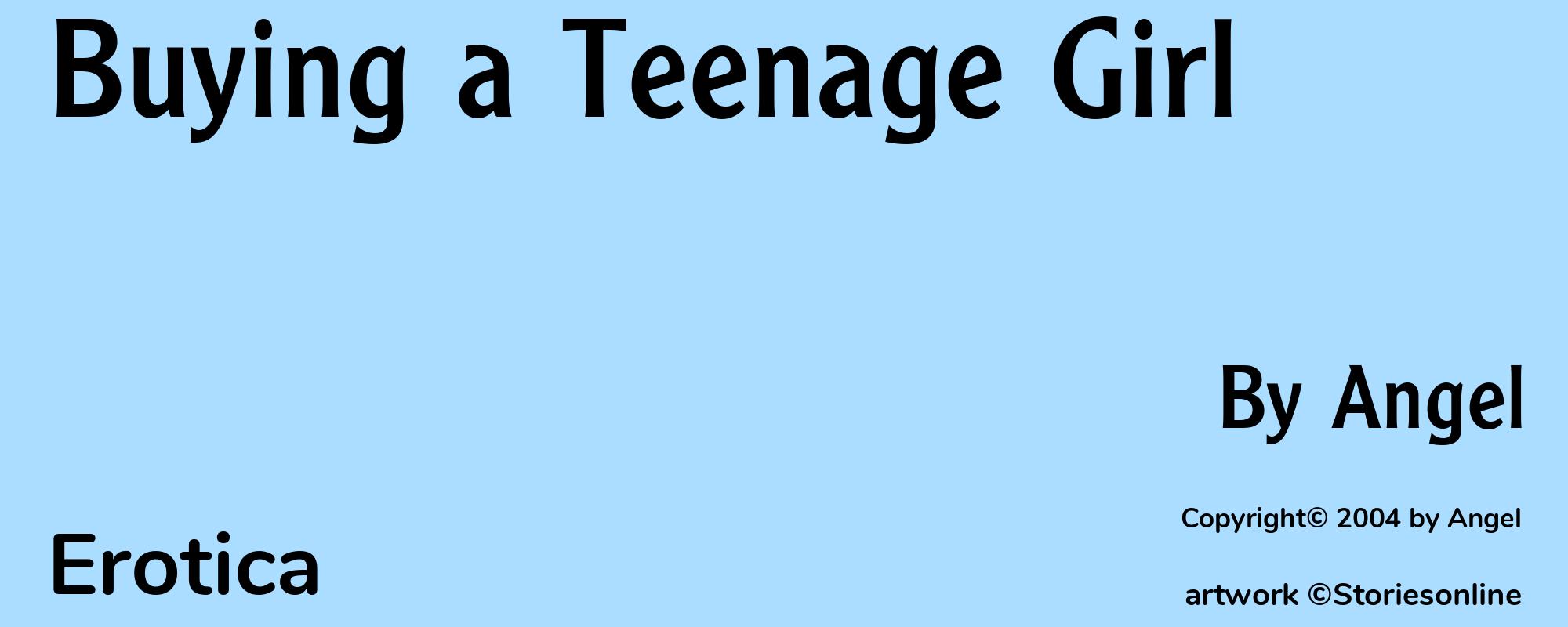 Buying a Teenage Girl - Cover