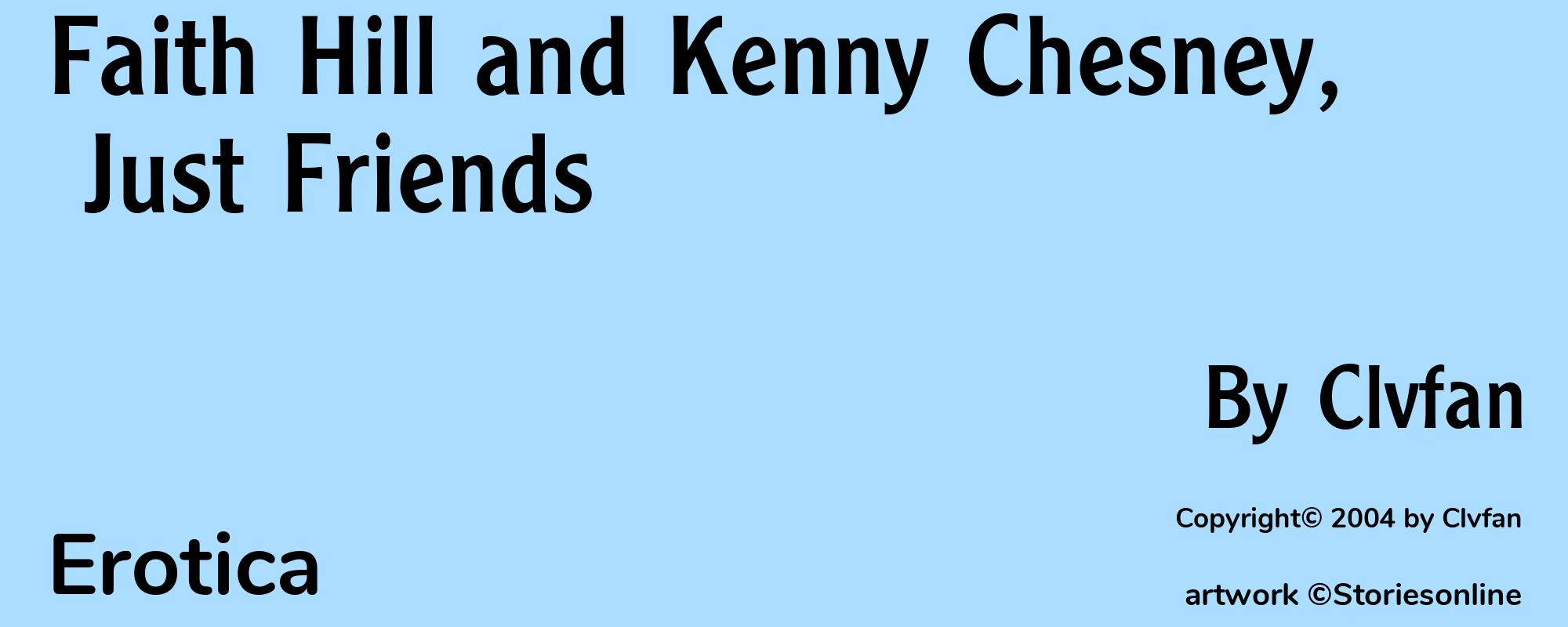 Faith Hill and Kenny Chesney, Just Friends - Cover