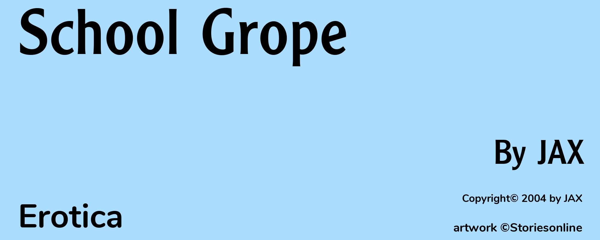 School Grope - Cover
