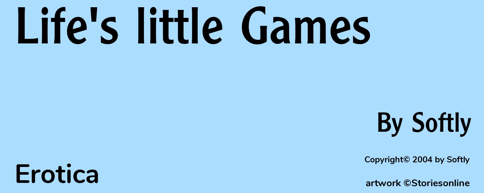 Life's little Games - Cover