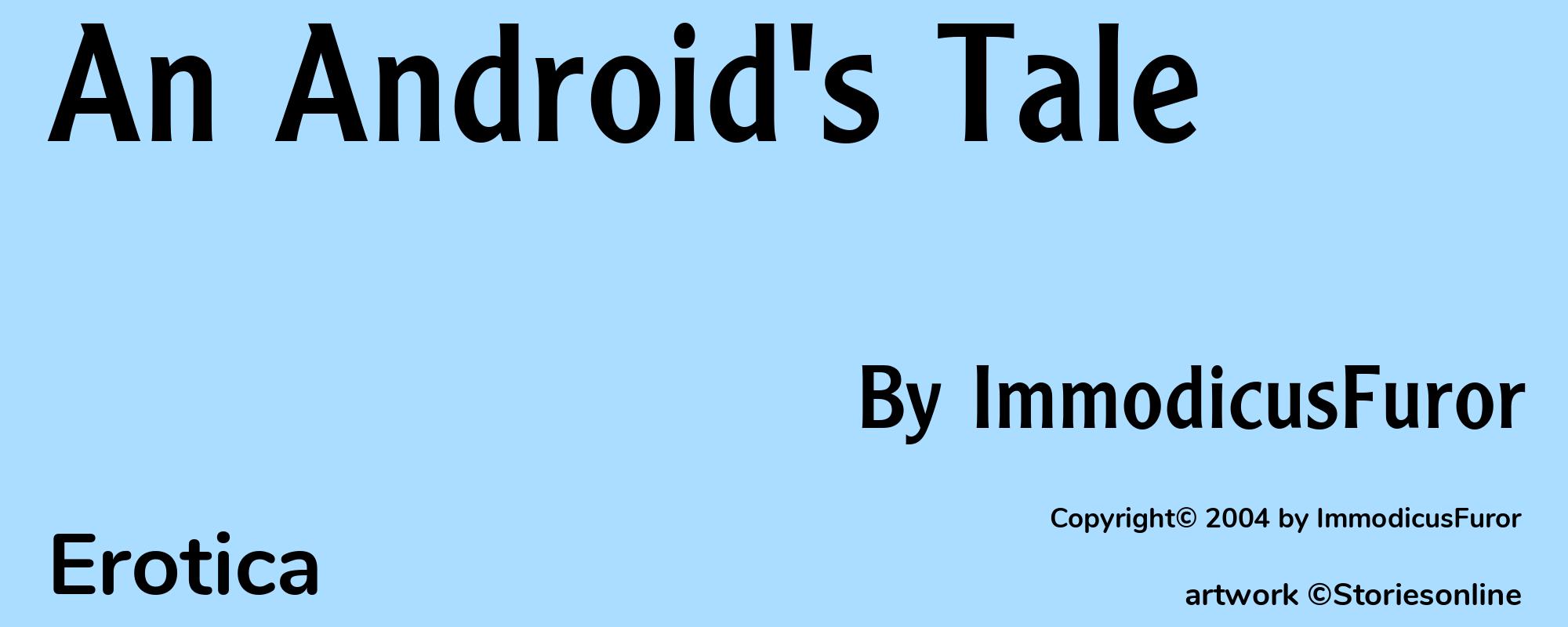 An Android's Tale - Cover