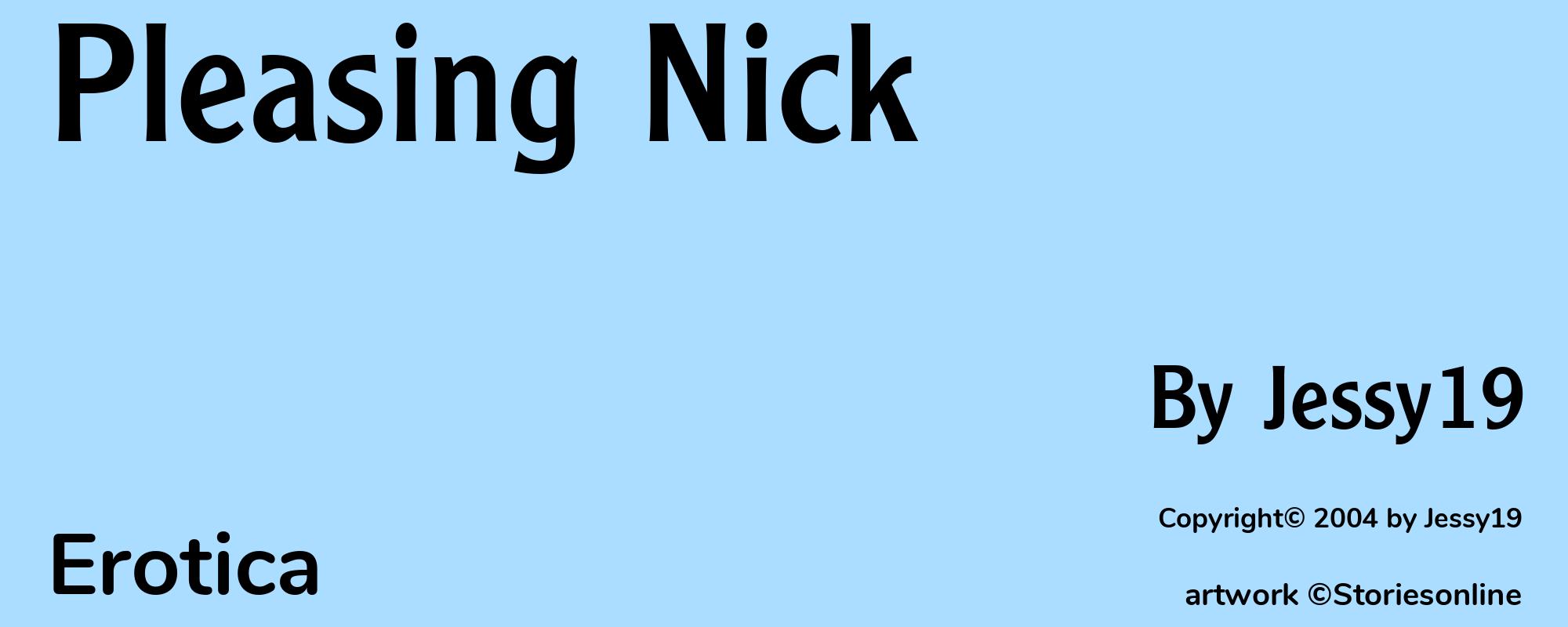 Pleasing Nick - Cover