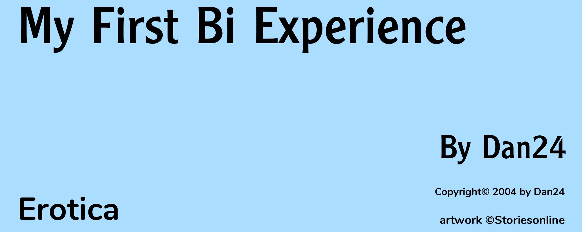 My First Bi Experience - Cover