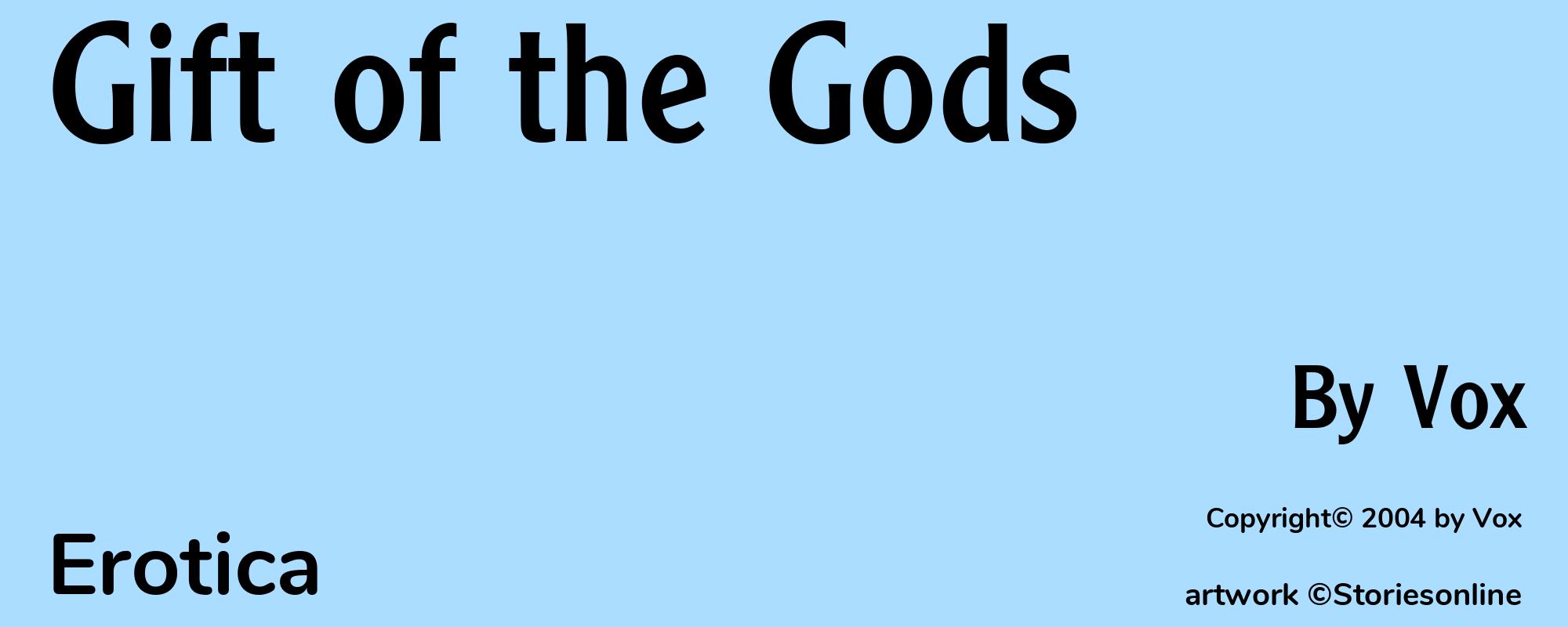 Gift of the Gods - Cover