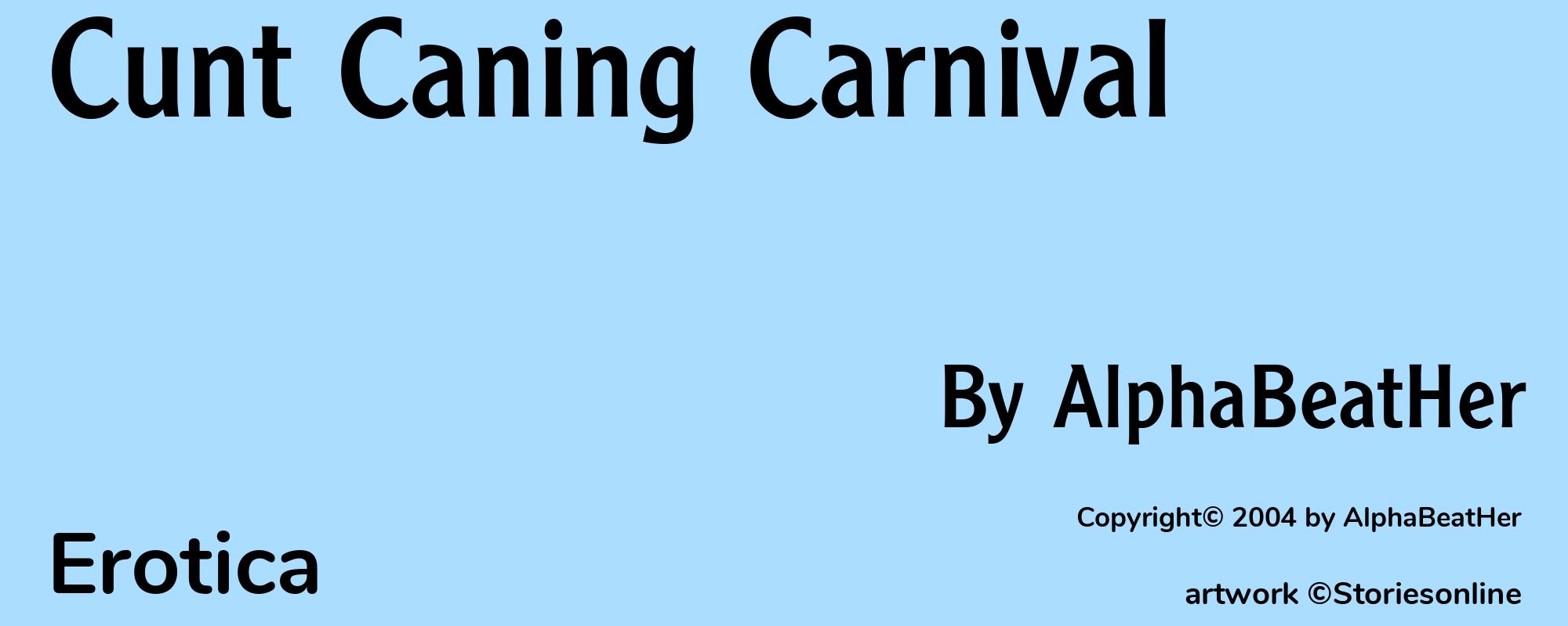 Cunt Caning Carnival - Cover
