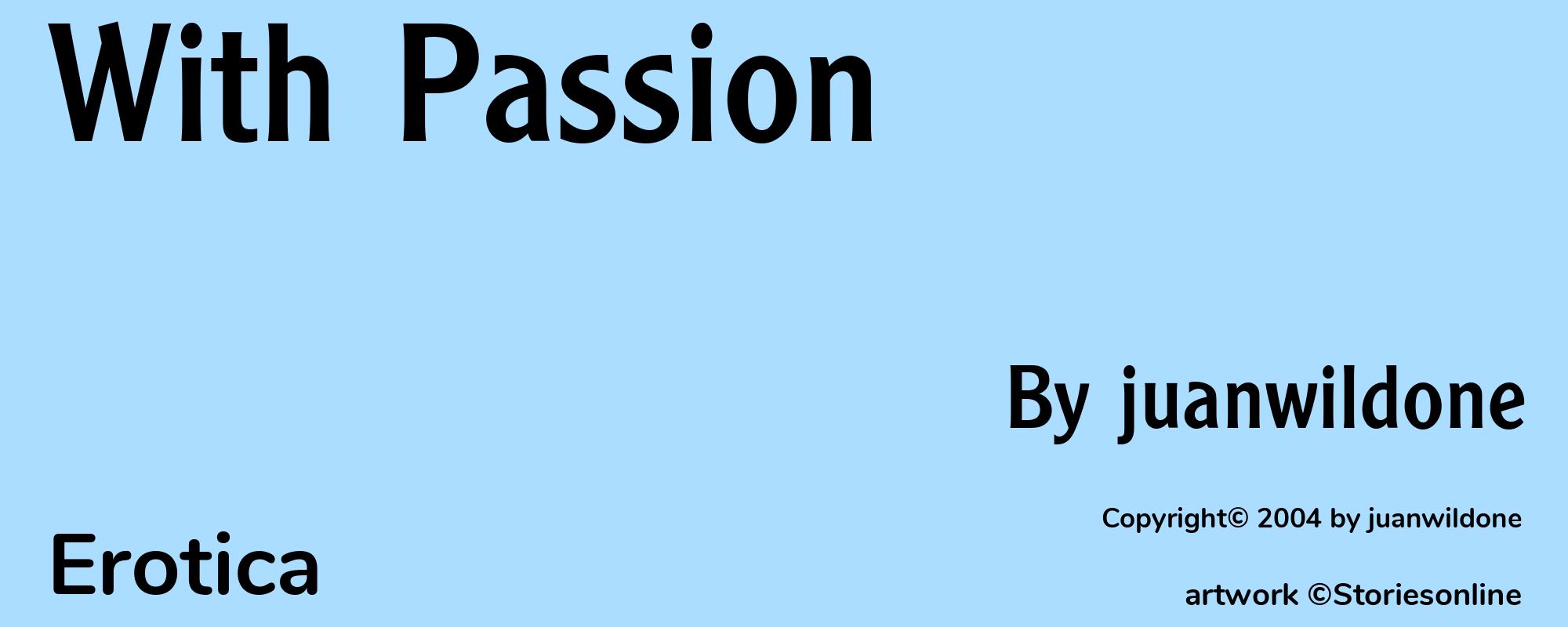 With Passion - Cover