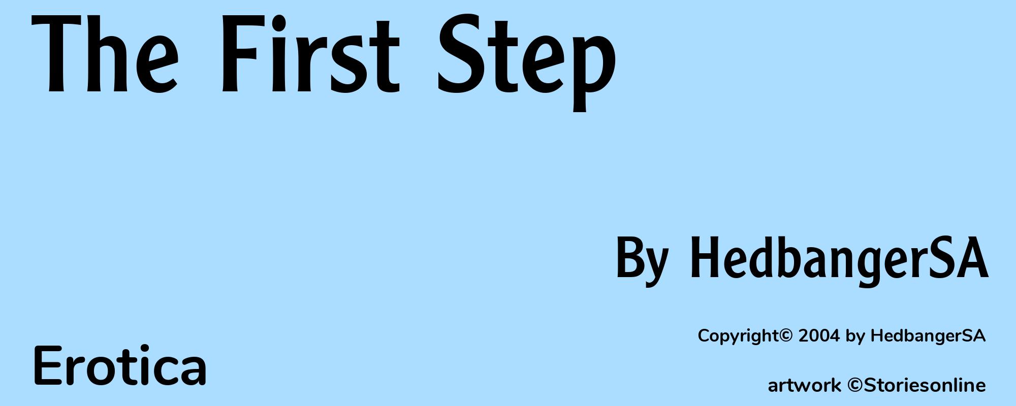 The First Step - Cover
