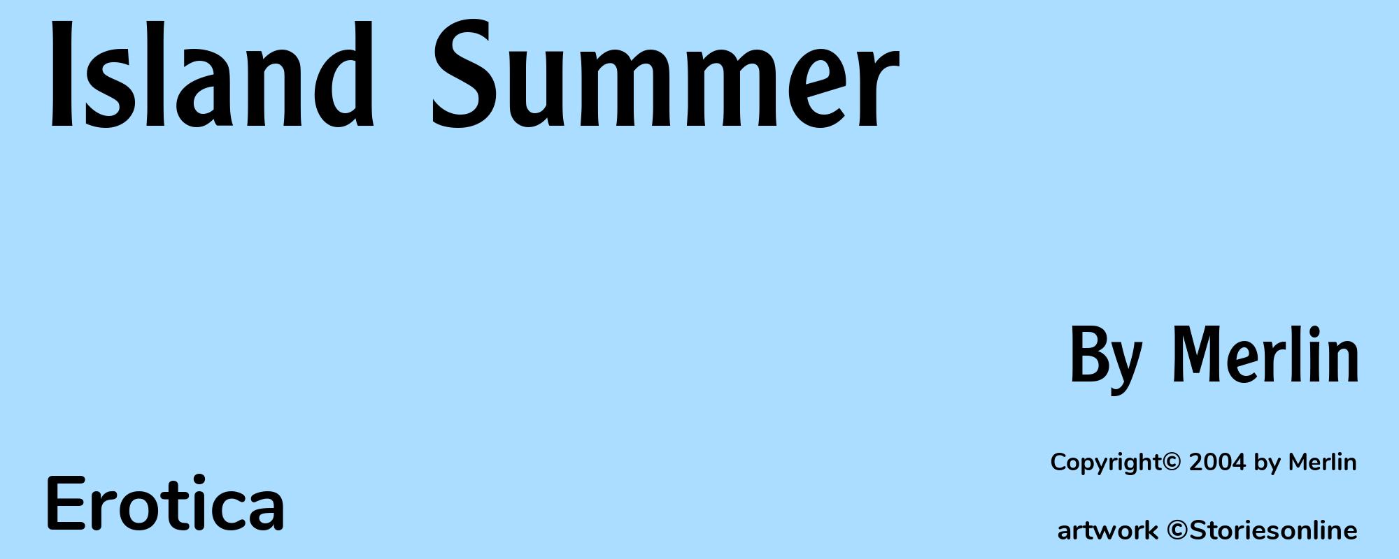 Island Summer - Cover