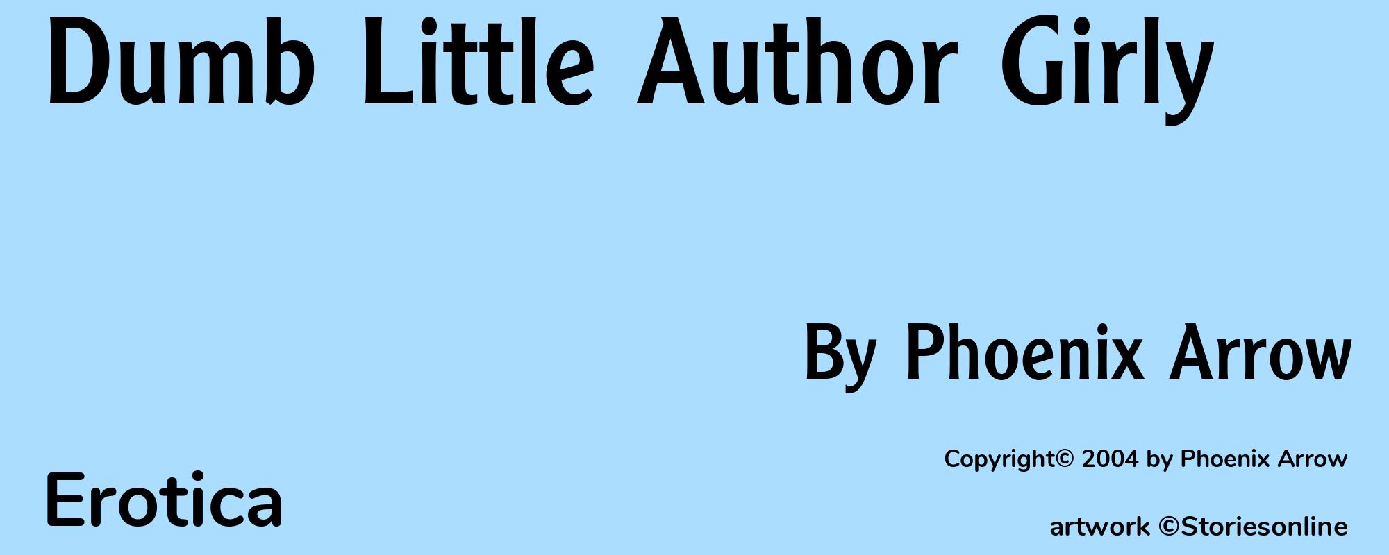 Dumb Little Author Girly - Cover