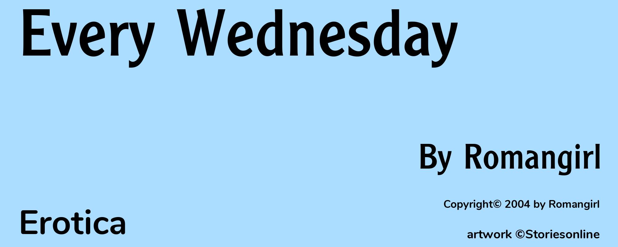 Every Wednesday - Cover