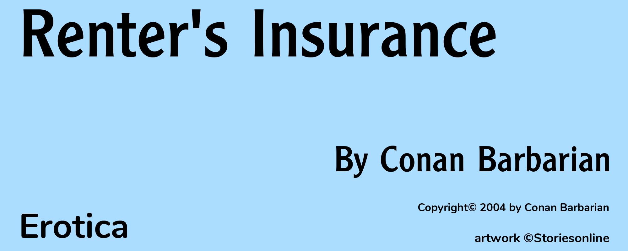 Renter's Insurance - Cover