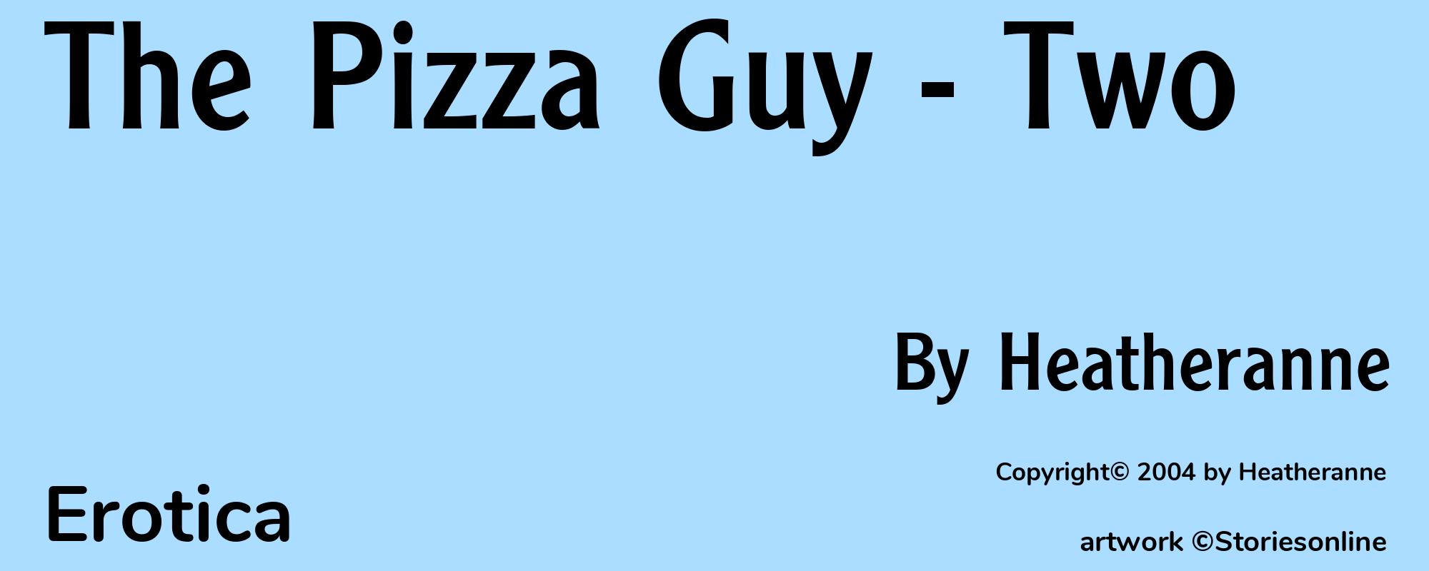 The Pizza Guy - Two - Cover
