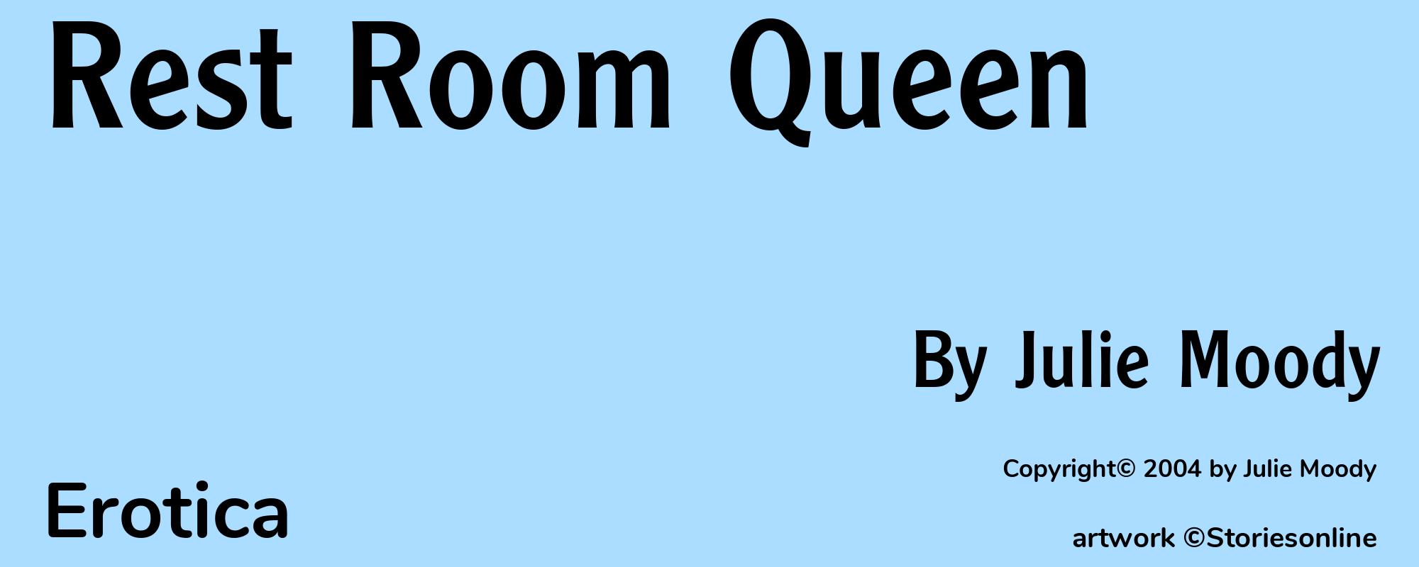 Rest Room Queen - Cover