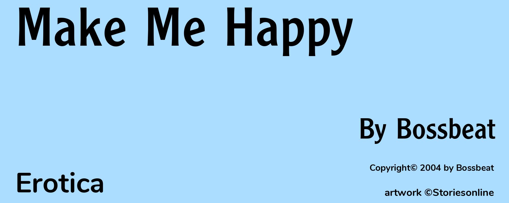 Make Me Happy - Cover