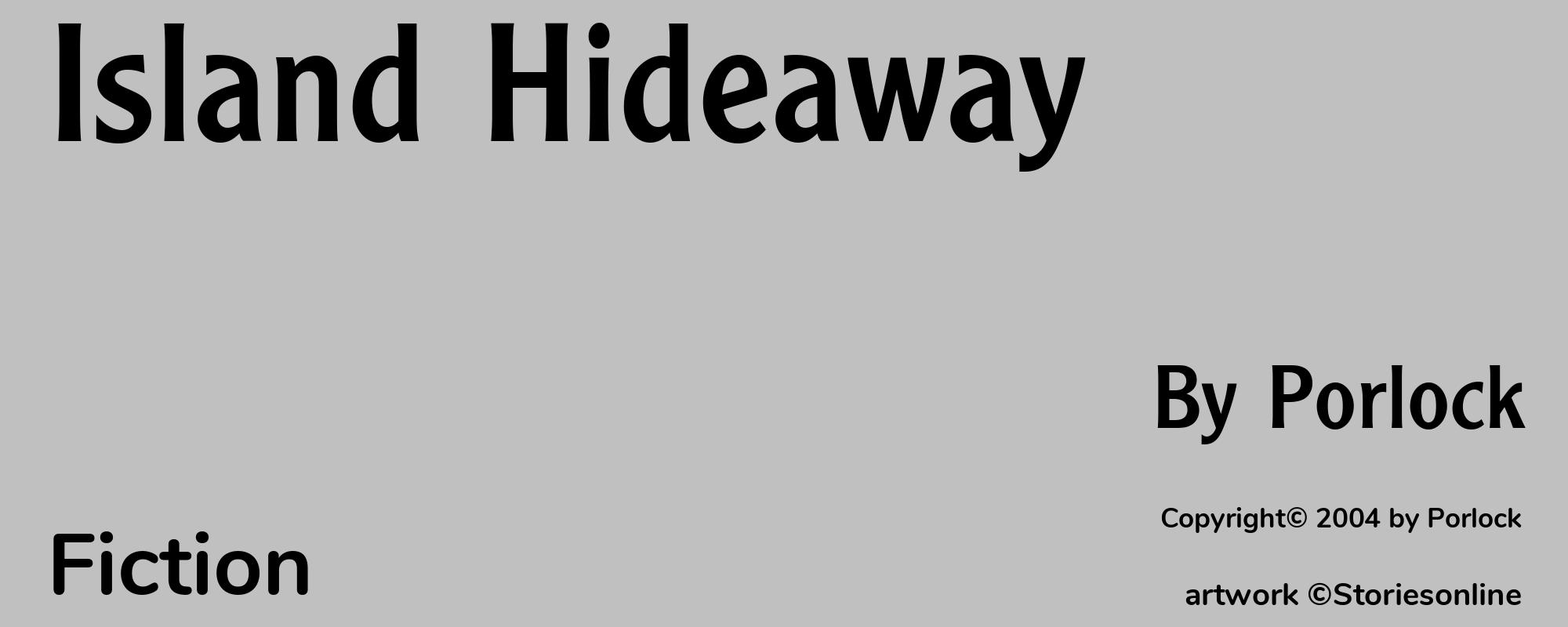 Island Hideaway - Cover