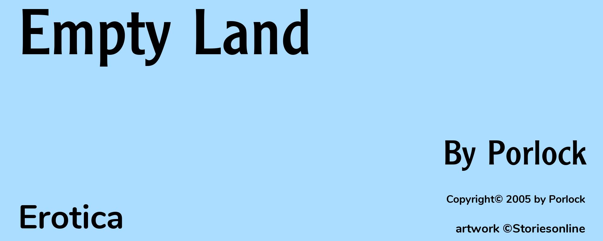 Empty Land - Cover