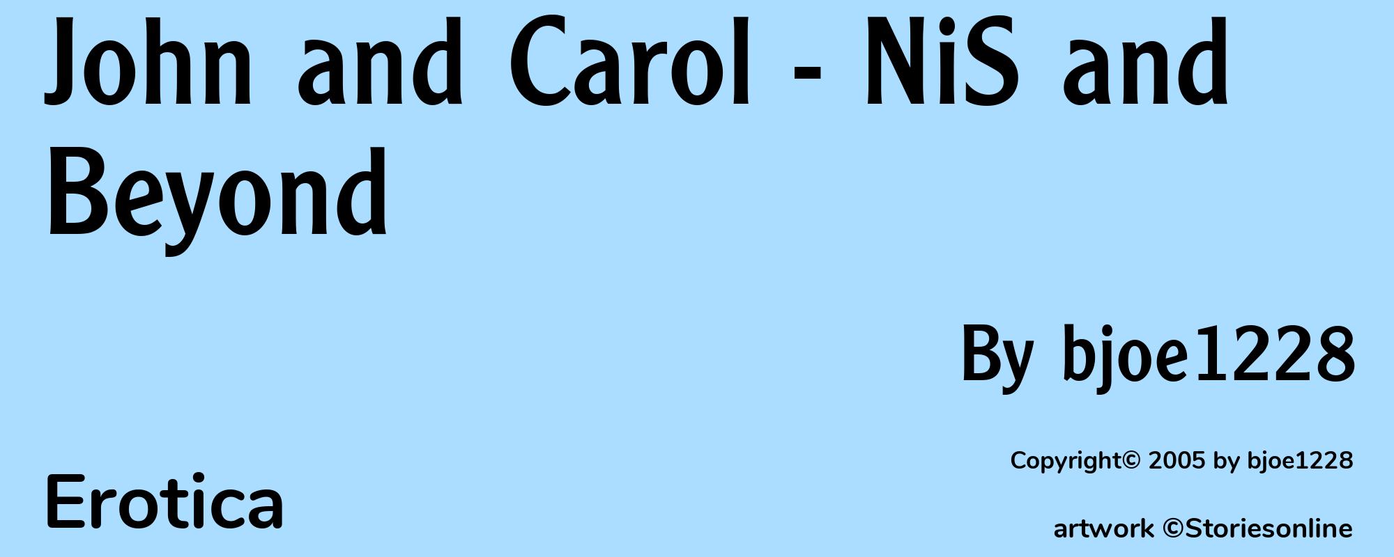 John and Carol - NiS and Beyond - Cover
