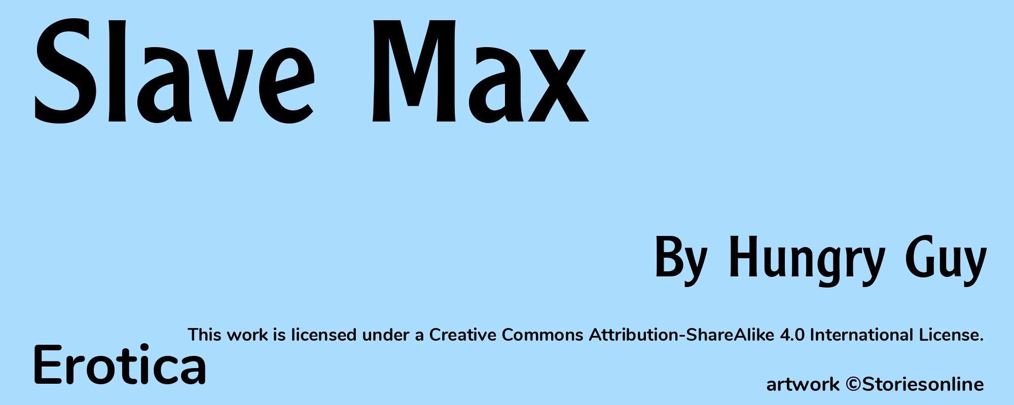 Slave Max - Cover