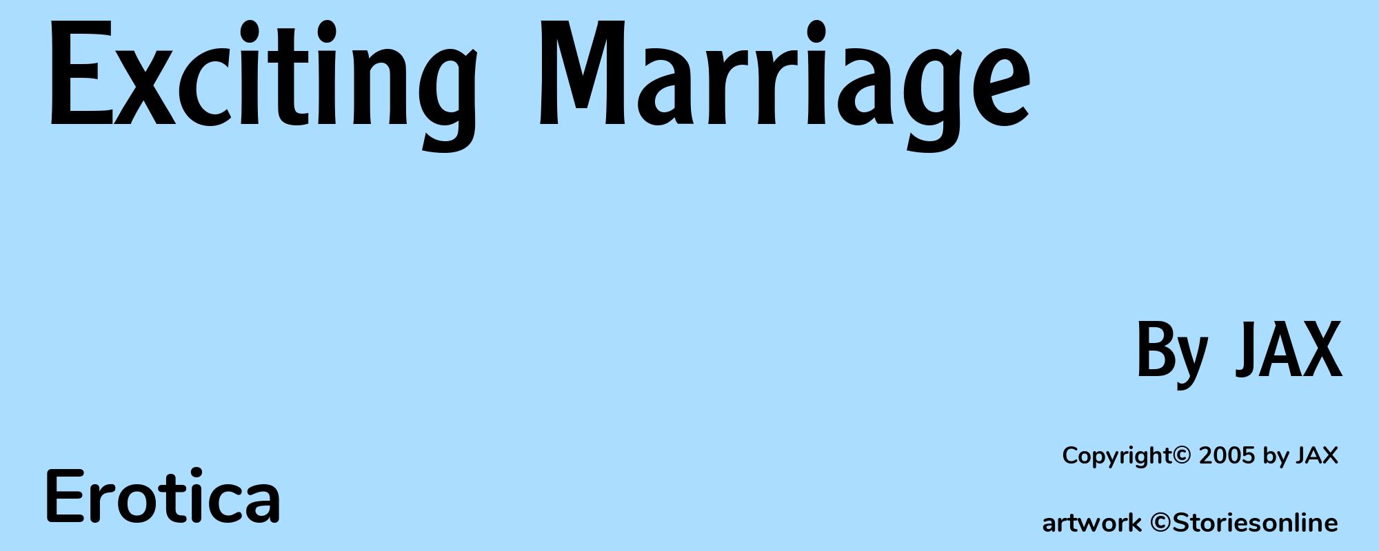 Exciting Marriage - Cover