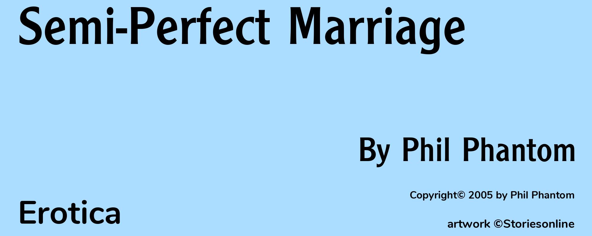 Semi-Perfect Marriage - Cover