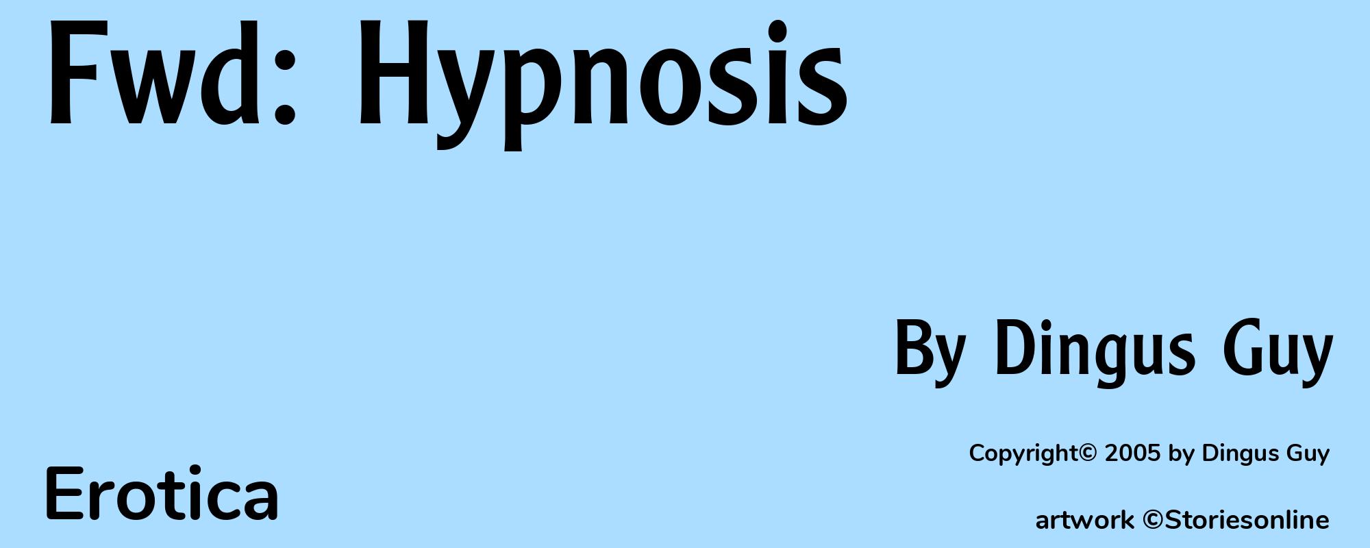 Fwd: Hypnosis - Cover