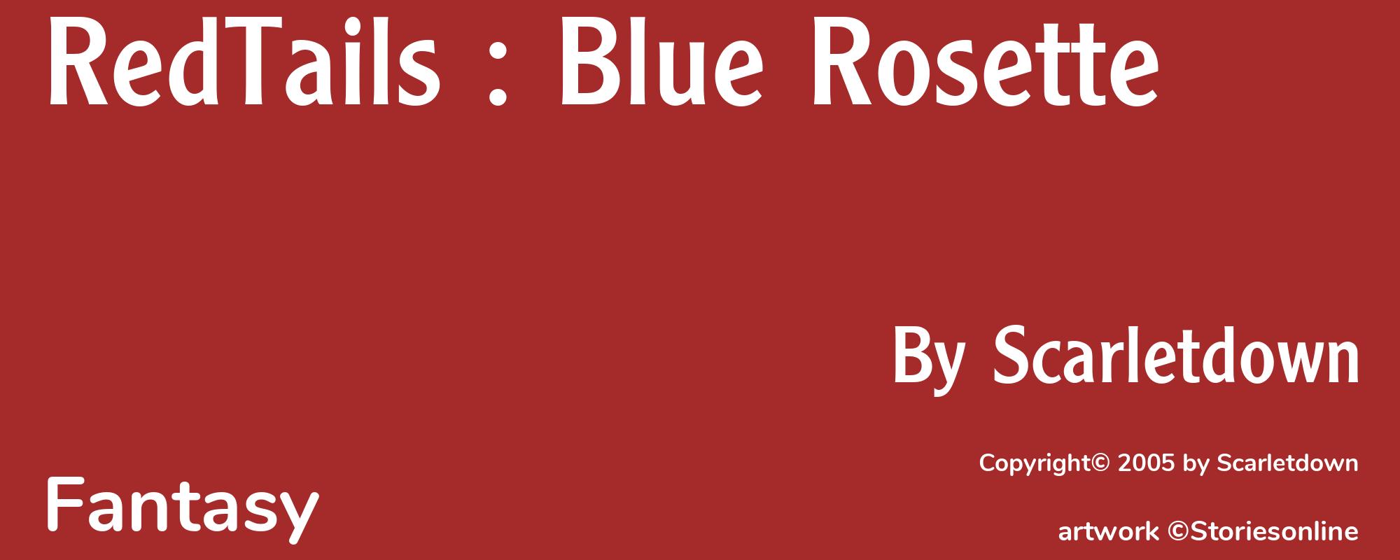 RedTails : Blue Rosette - Cover