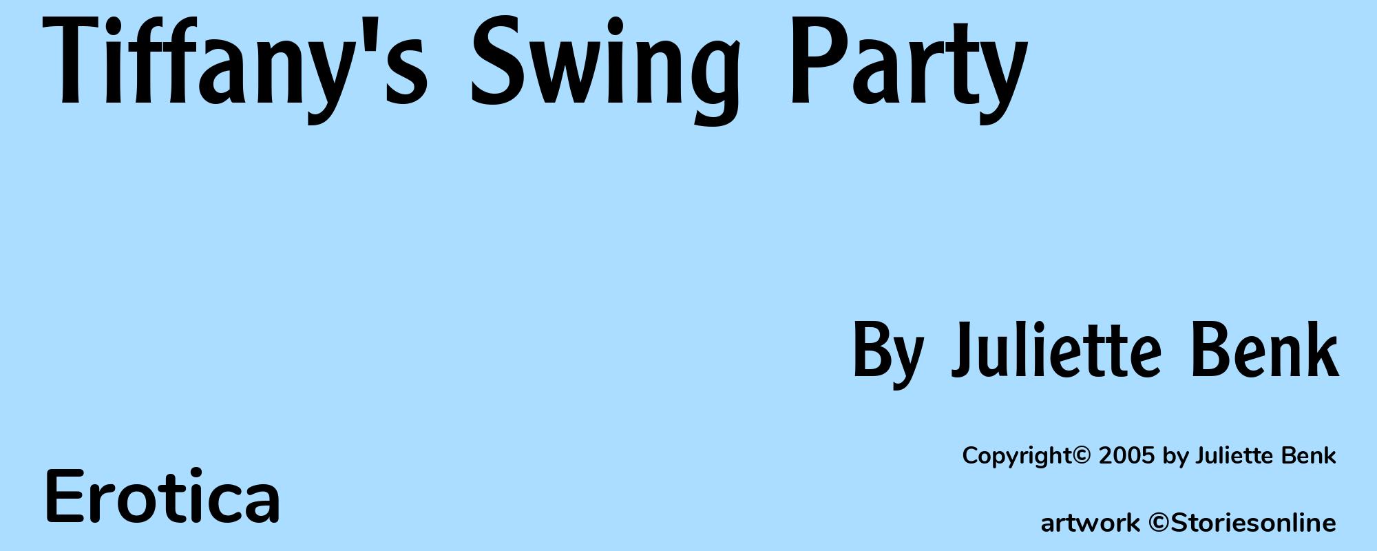 Tiffany's Swing Party - Cover