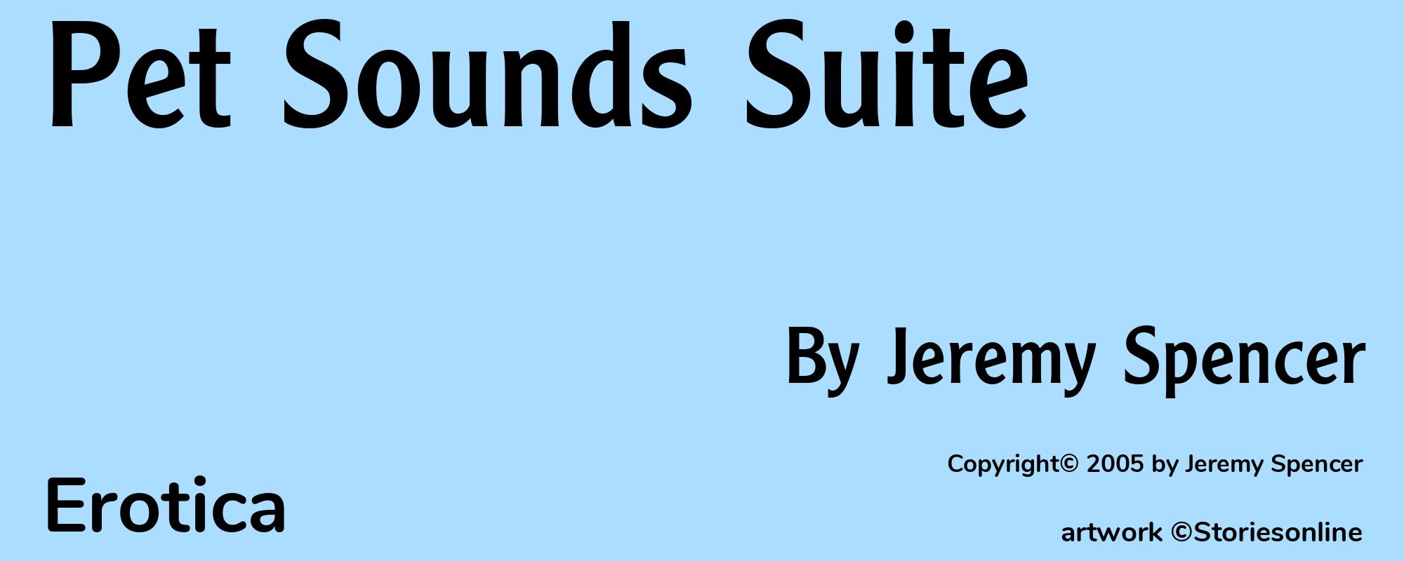 Pet Sounds Suite - Cover