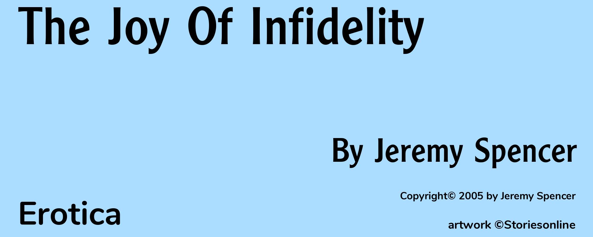 The Joy Of Infidelity - Cover
