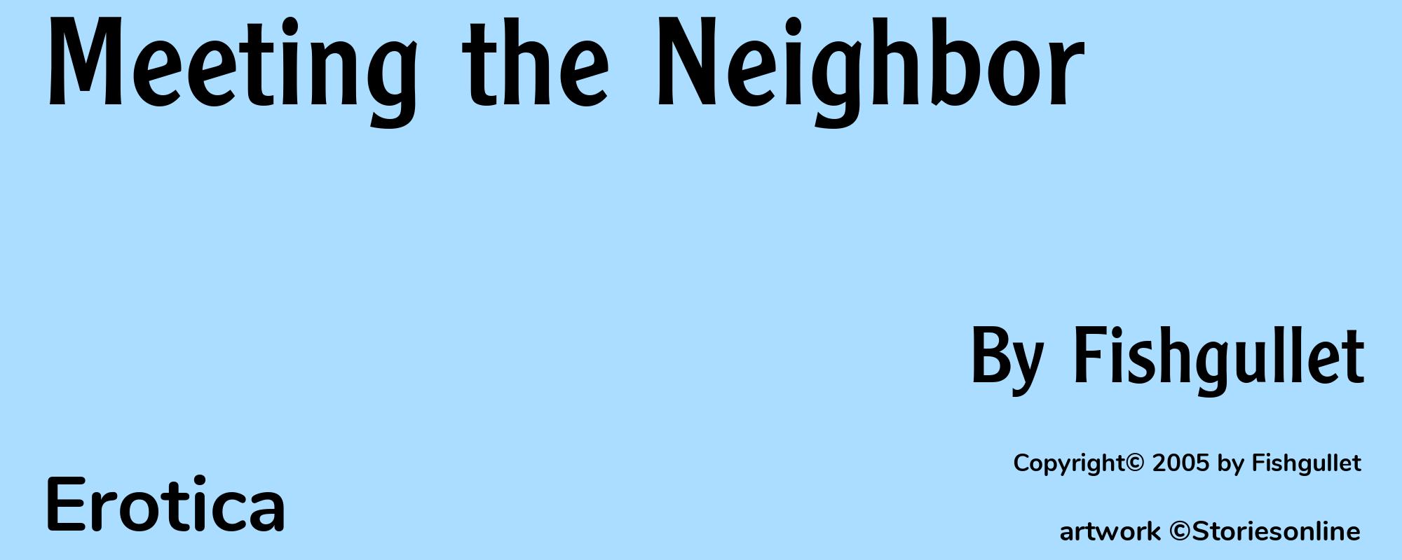 Meeting the Neighbor - Cover