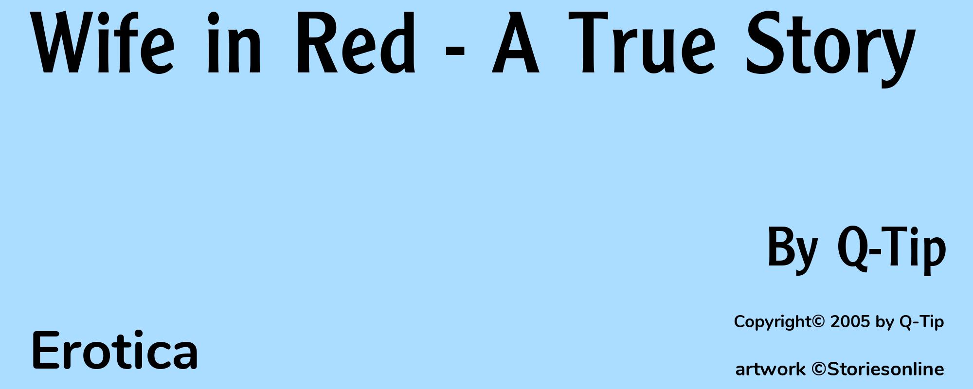 Wife in Red - A True Story - Cover