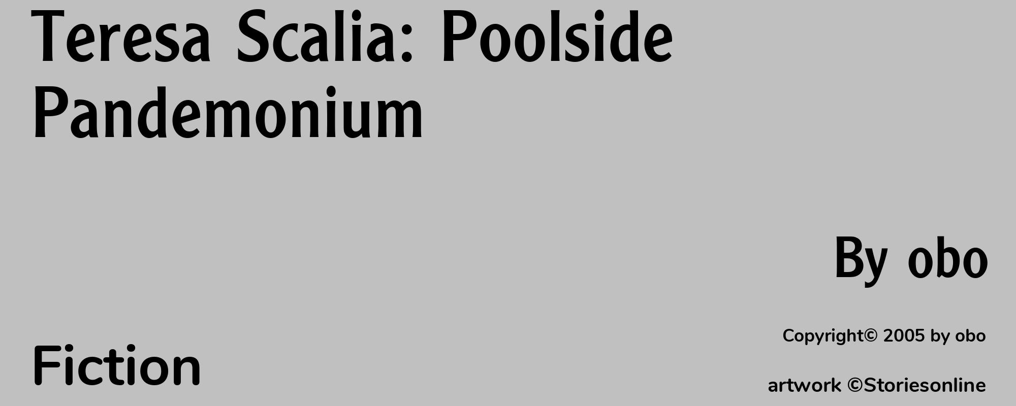 Teresa Scalia: Poolside Pandemonium - Cover