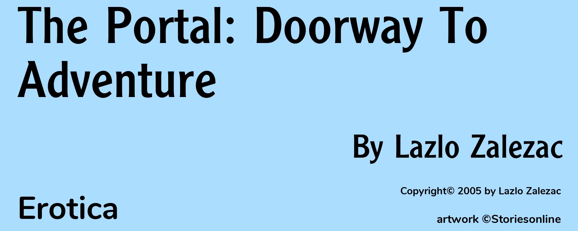 The Portal: Doorway To Adventure - Cover