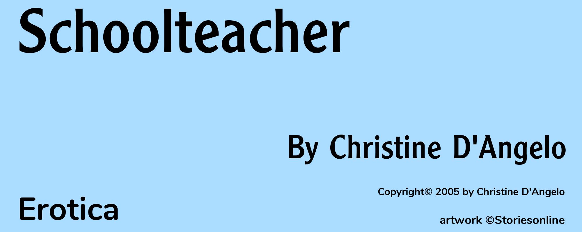 Schoolteacher - Cover
