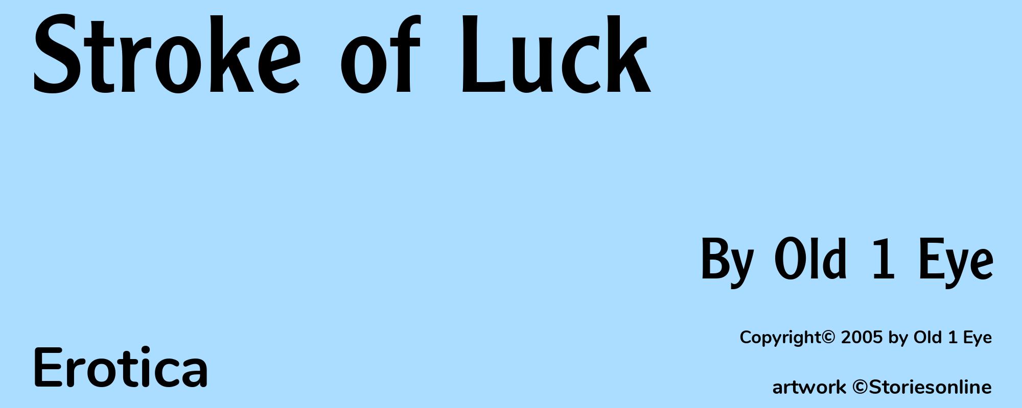 Stroke of Luck - Cover