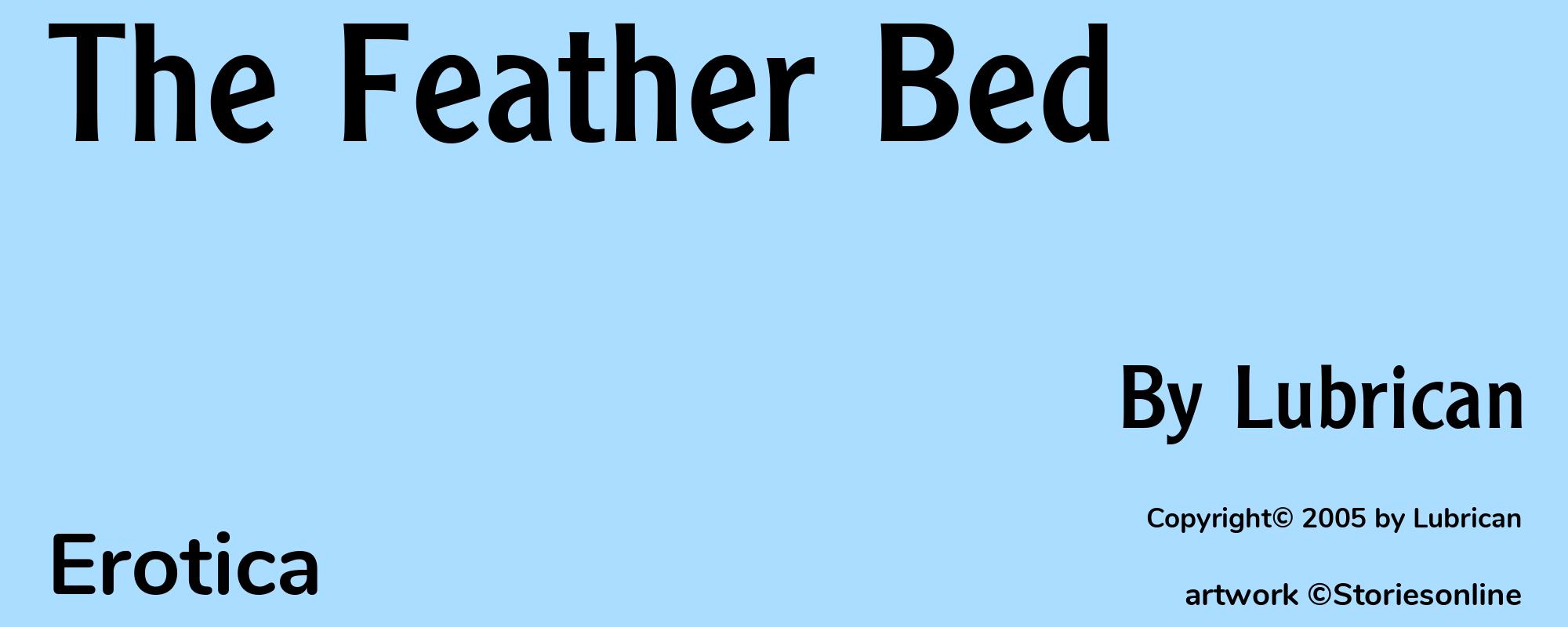 The Feather Bed - Cover