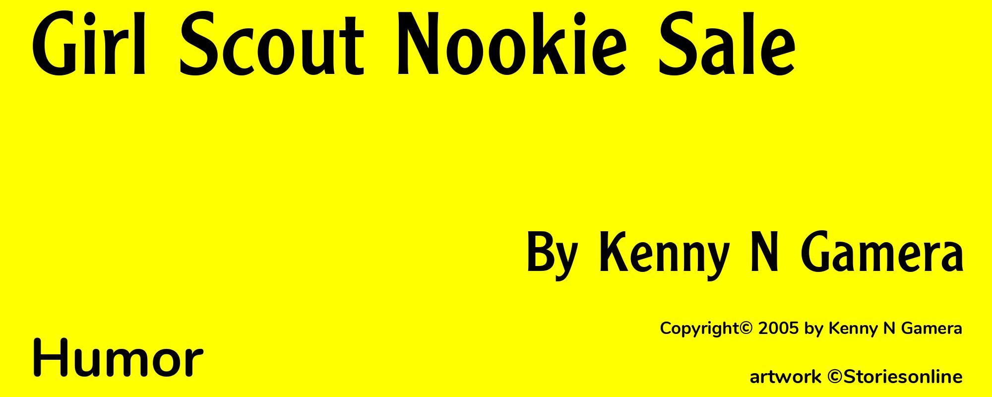 Girl Scout Nookie Sale - Cover