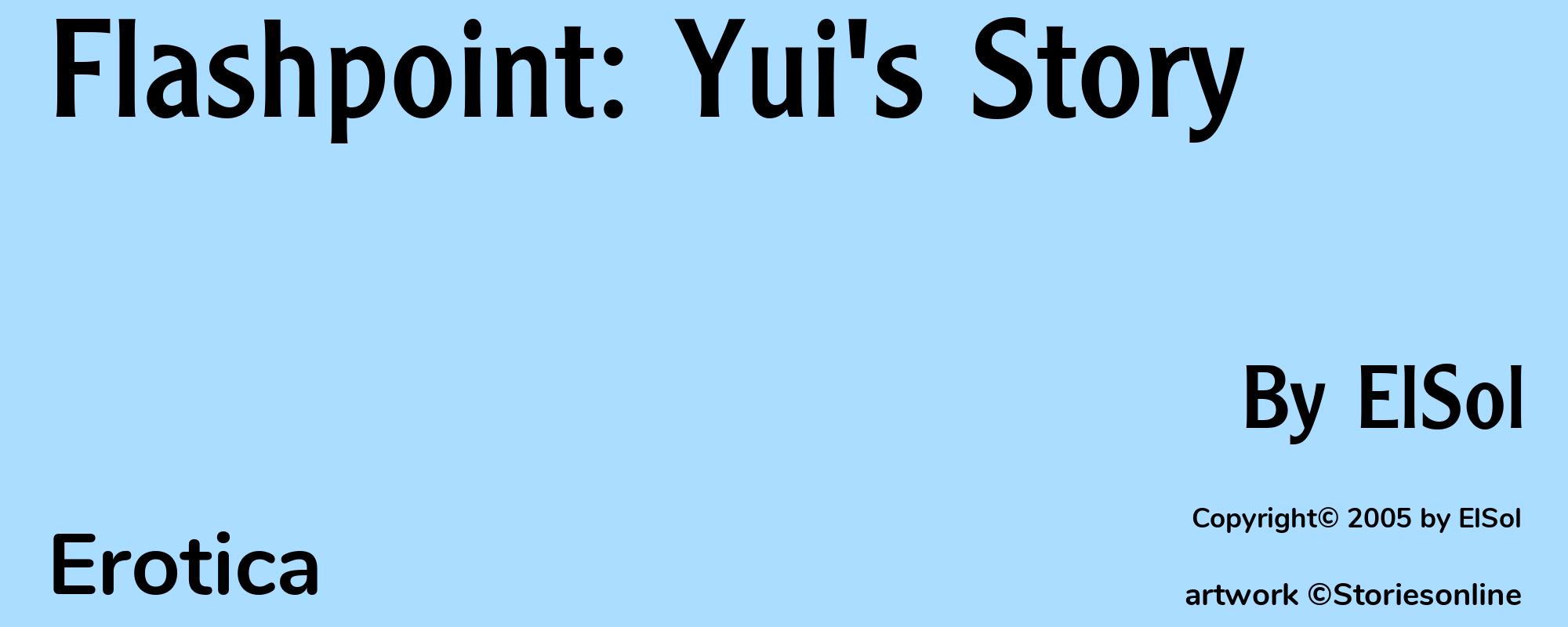Flashpoint: Yui's Story - Cover
