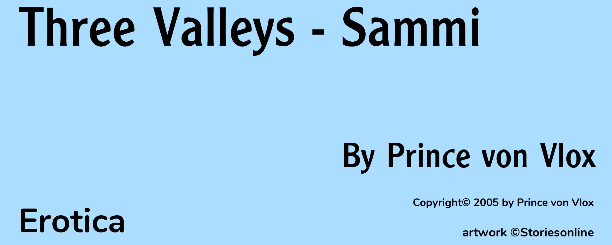 Three Valleys - Sammi - Cover