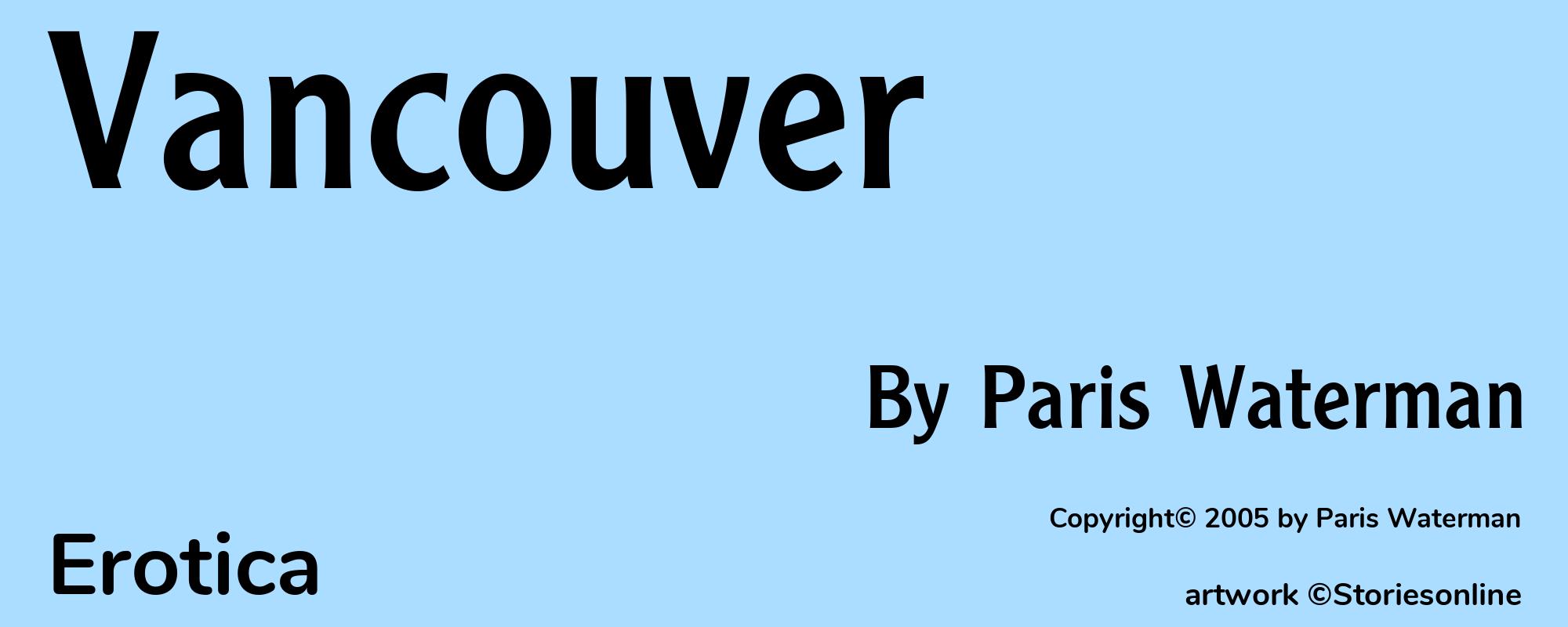 Vancouver - Cover