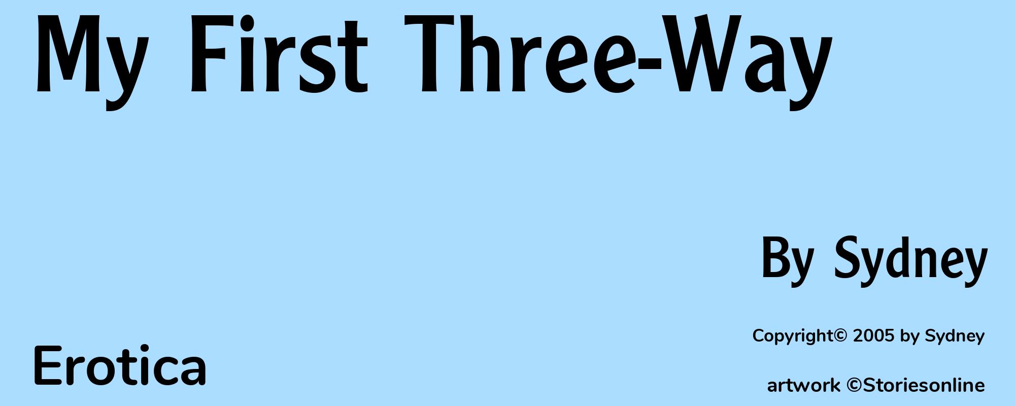 My First Three-Way - Cover