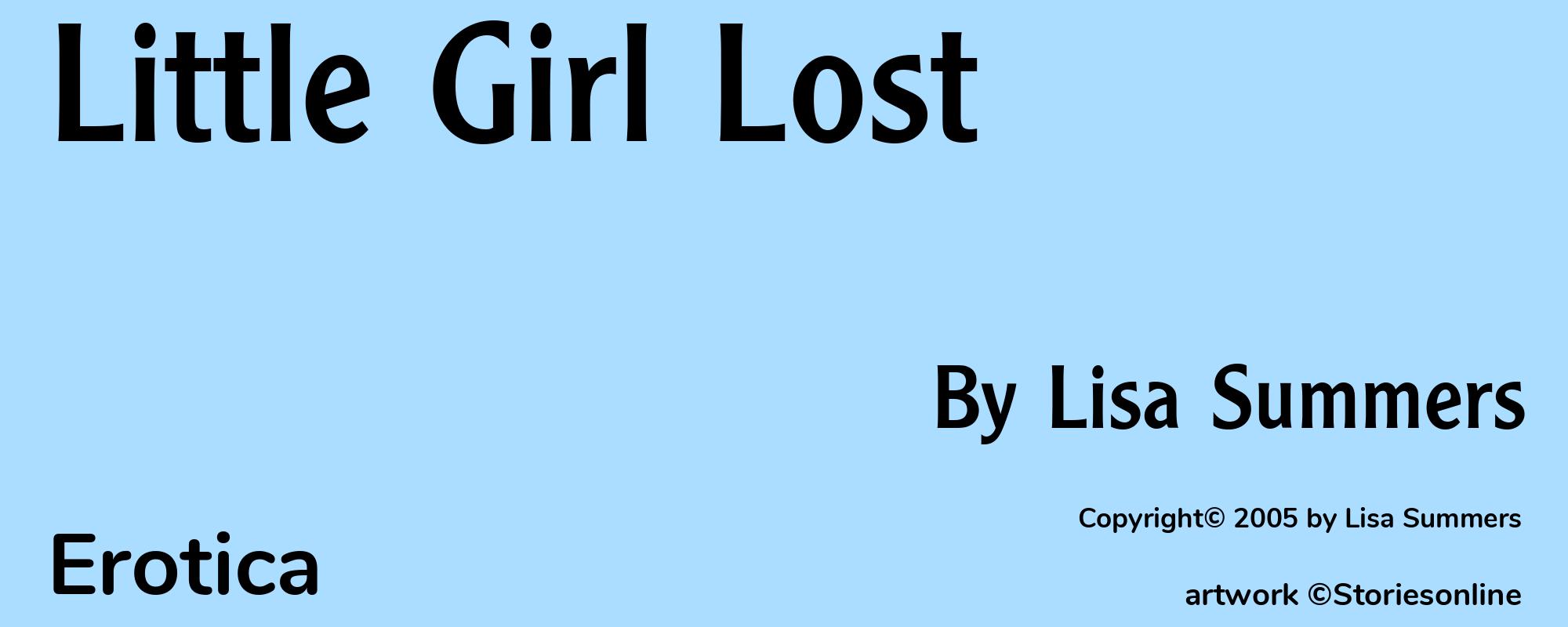 Little Girl Lost - Cover